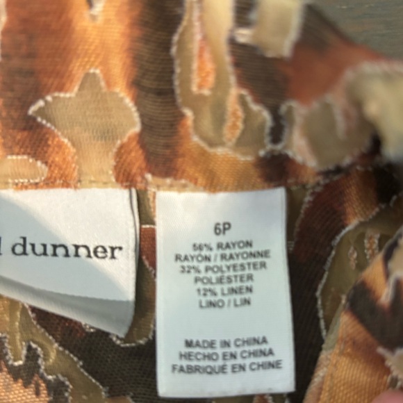 Alfred Dunner Sheer Animal Leopard Print Jacket Size 6P - Picture 4 of 13